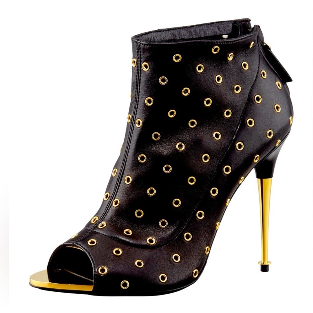 Tom Ford Open Toe Grommet Bootie
